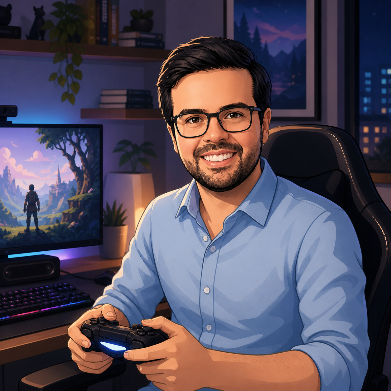 Joselito Júnior gaming illustration